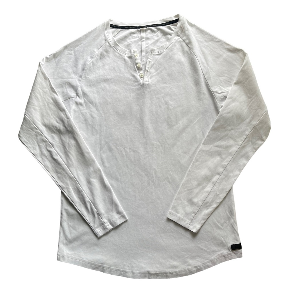 Alphalete LUX Long Sleeve Henley Shirt